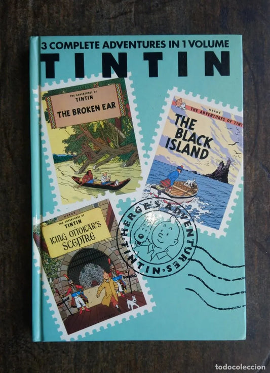 TINTIN - 3 COMPLETE ADVENTURES VOL.2 - METHUEN CHILDREN'S BOOKS