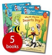 Dr Seuss: The Cat In The Hat Knows A Lot About That Set - Pack Includes 5 Books - 1. Why Oh Why Are Deserts Dry, 2. Ice Is Nice, 3. Safari So Good, 4. Now You See Me & 5. Show Me The Honey