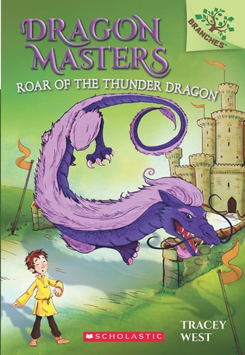 DRAGON MASTERS #8: ROAR OF THE THUNDER DRAGON [Paperback] TRACEY WEST