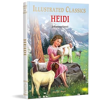 Heidi : Illustrated Abridged Children Classics English Novel with Review Questions